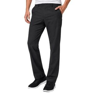 Lululemon Men's Black Stretch Performance Pants 36x33 ABC Commission Style Chino